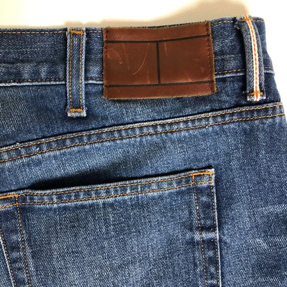 Vintage Tommy Hilfiger Mens Blue Denim Jean Pants - Size 42/30 L33 - Picture 5 of 5